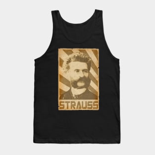 Johann Strauss II Retro Propaganda Tank Top